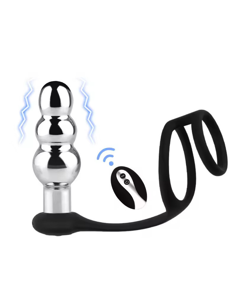 Plug vibrant Cockring Tornuik S 9 x 3.4cm 