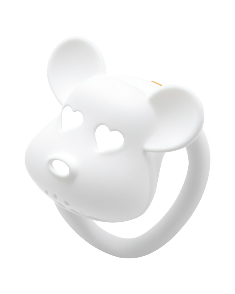 Cage de chasteté Bear Lock 5 x 3.1 cm Blanche 