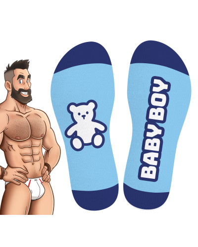 Chaussettes hautes Bay Boy Bleues 