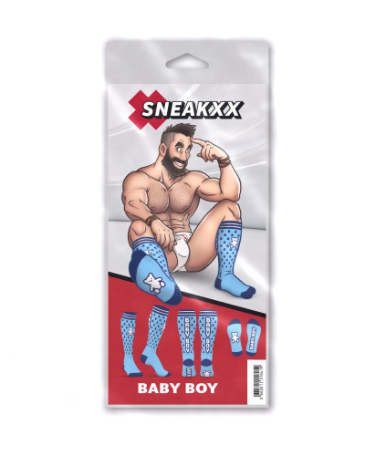 Chaussettes hautes Bay Boy Bleues 