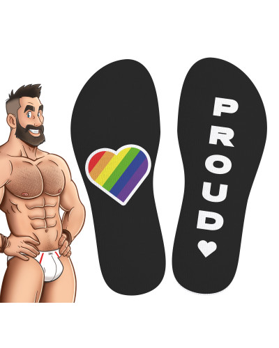 Chaussettes hautes Pride Proud Noires 