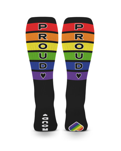 Chaussettes hautes Pride Proud Noires 