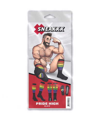 Chaussettes hautes Pride Proud Noires 