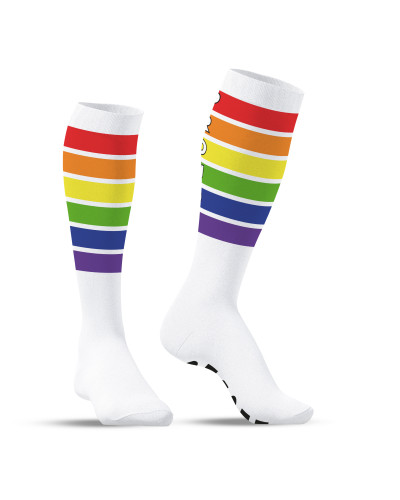 Chaussettes hautes Pride Proud Blanches 