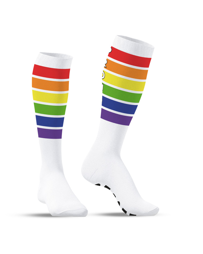 Chaussettes hautes Pride Proud Blanches 
