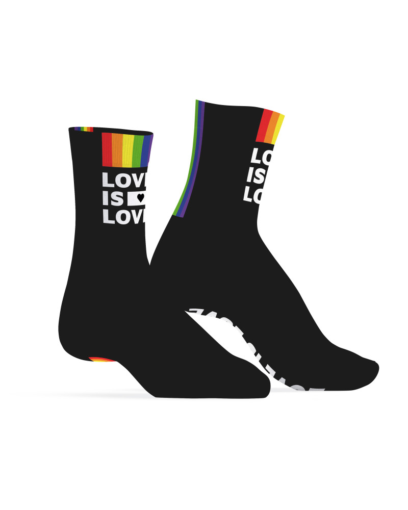 Chaussettes Love is Love Noires 