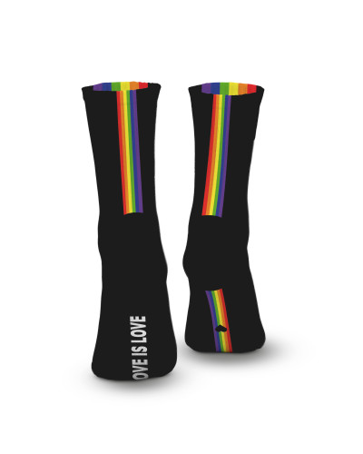 Chaussettes Love is Love Noires 