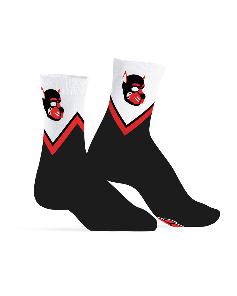 Chaussettes Puppy Hood Rouges 