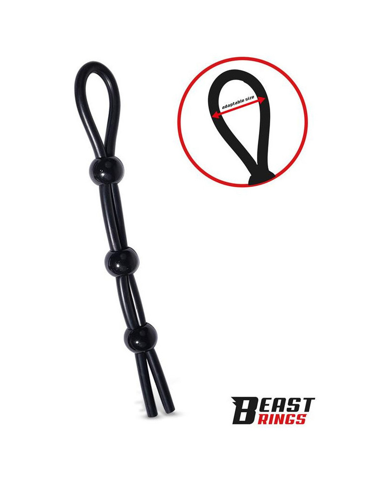 Cockring ajustable Multi Lasso 3 Billes 