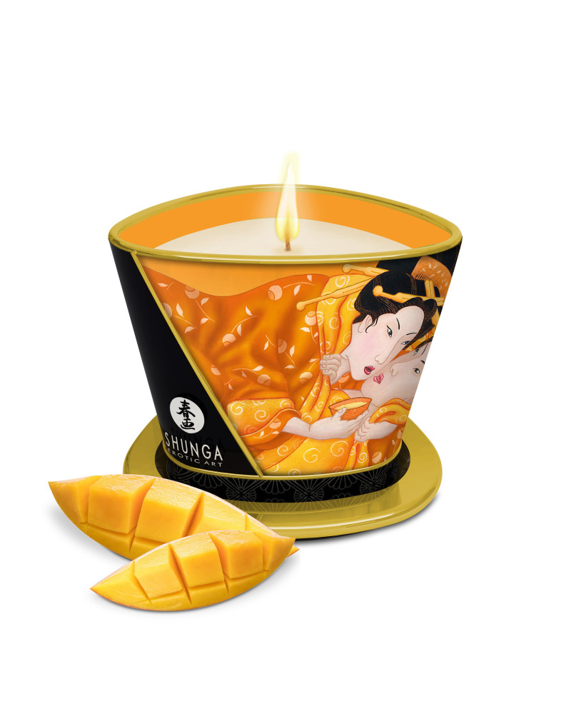 Bougie de massage Stimulation Mangue Enivrante 170ml 
