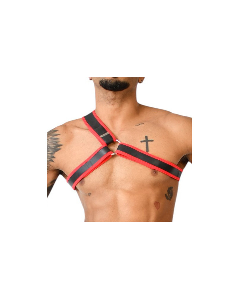 Harnais en néoprène Delta Xrub Noir-Rouge 