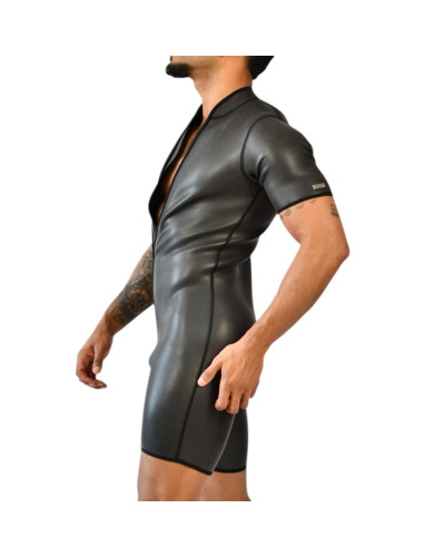 Combi-Short en néoprène Xrub Zip Avant/Arrière Noir 