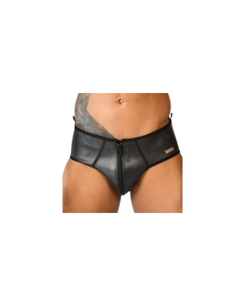  Slip en néoprène Xrub avec Zip Avant/Arrière Noir 