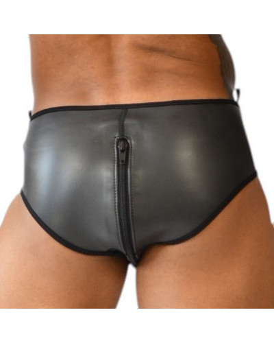  Slip en néoprène Xrub avec Zip Avant/Arrière Noir 