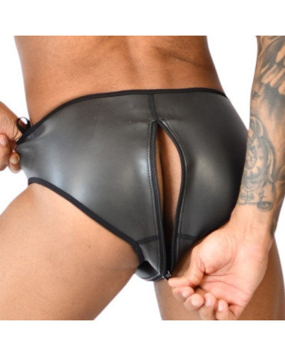  Slip en néoprène Xrub avec Zip Avant/Arrière Noir 