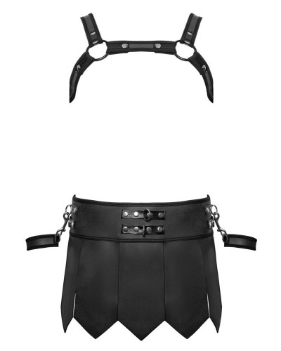 Ensemble Gladiateur Spartakus Noir 