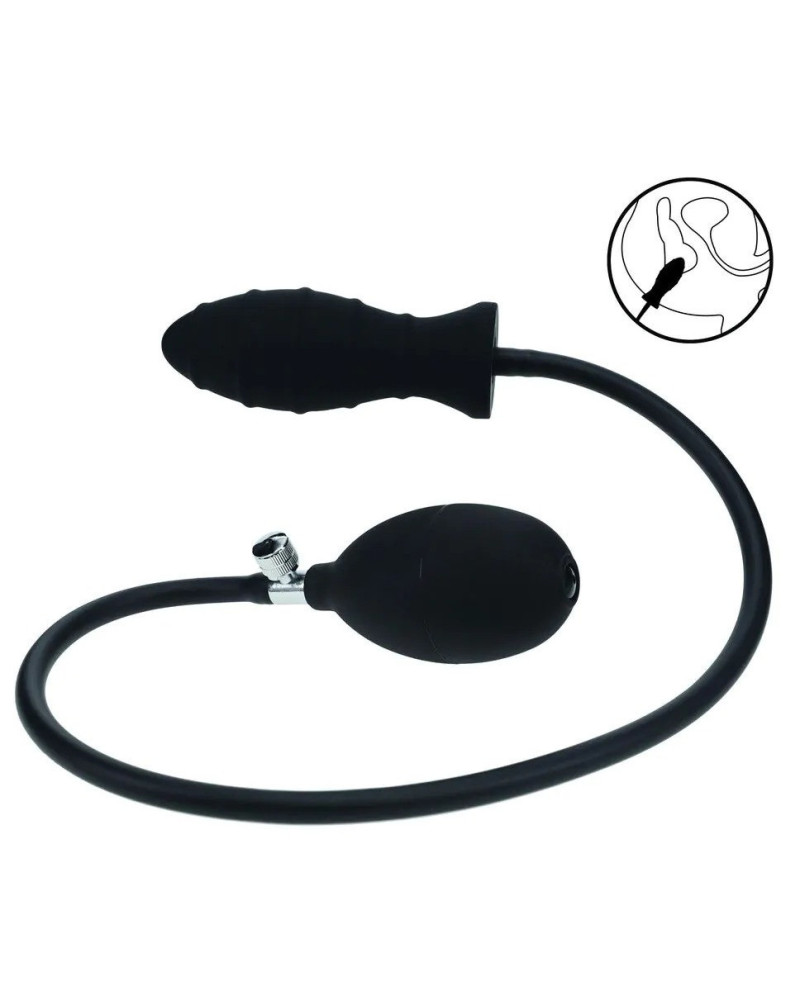 Plug gonflable Ribbed Levelz 9 x 4cm 
