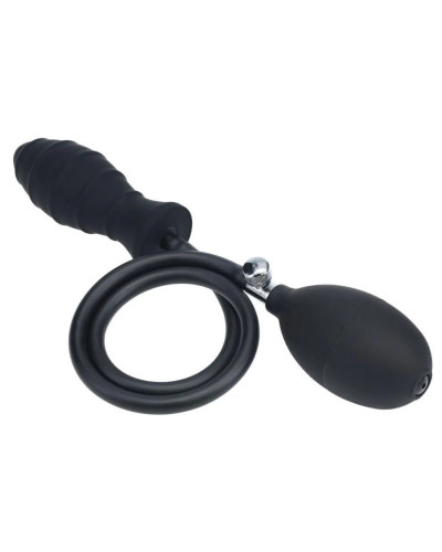 Plug gonflable Ribbed Levelz 9 x 4cm 