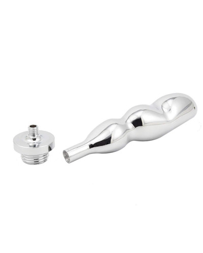 Embout de lavement avec Plug métal Steeltip 12 x 2.9cm 