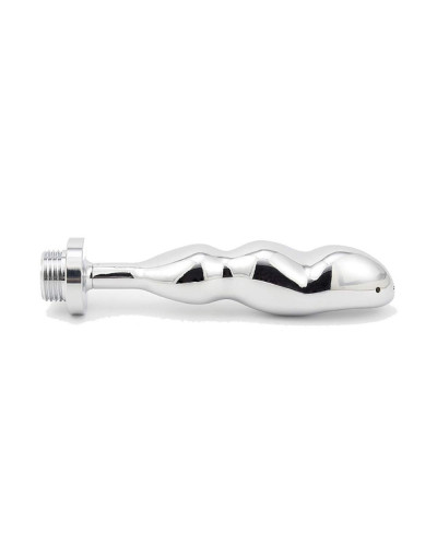 Embout de lavement avec Plug métal Steeltip 12 x 2.9cm 