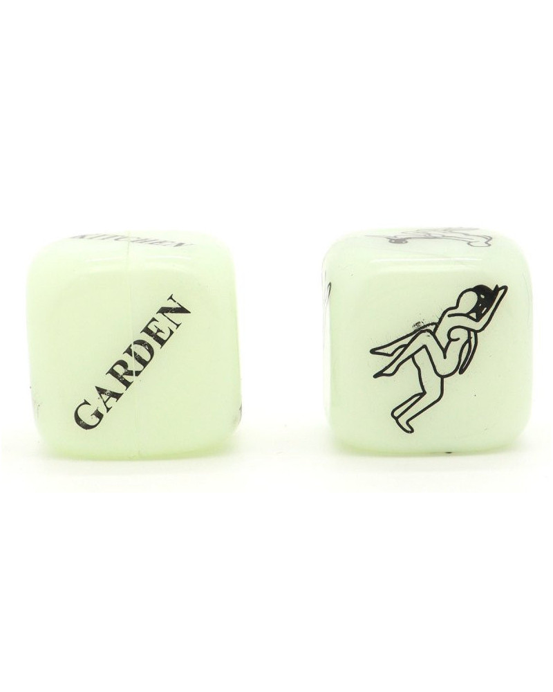 Dés coquins Glow dark 