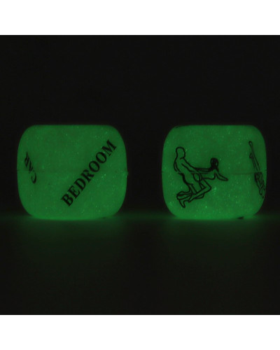Dés coquins Glow dark 