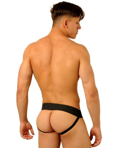 Jockstrap Fist Leather Noir 