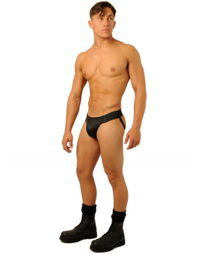 Jockstrap Fist Leather Noir 