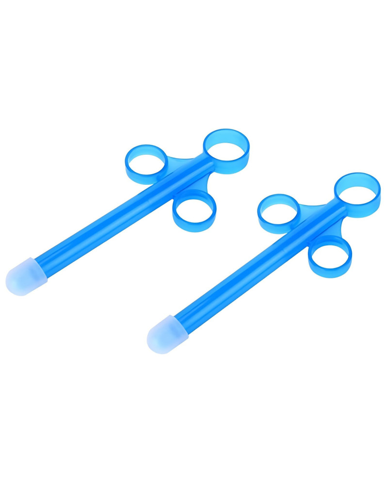 Lot de 2 Pipettes à lubrifiant Shoot perfect 10ml Bleu Insertion 10 x 1.5cm 