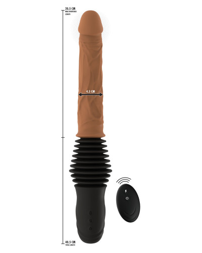 Gode Va-et-Vient Double Thrusting 18 x 4cm 