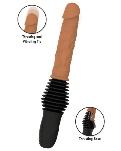 Gode Va-et-Vient Double Thrusting 18 x 4cm 