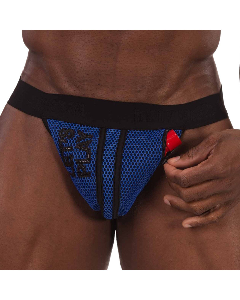 Jockstrap Let's Play Bleu Taille:TU Taille Unique