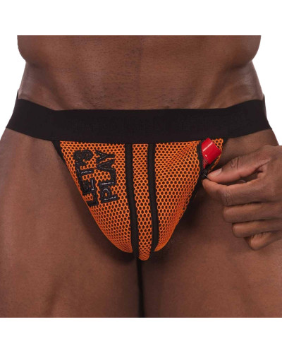 Jockstrap Let's Play Orange Taille:TU Taille Unique