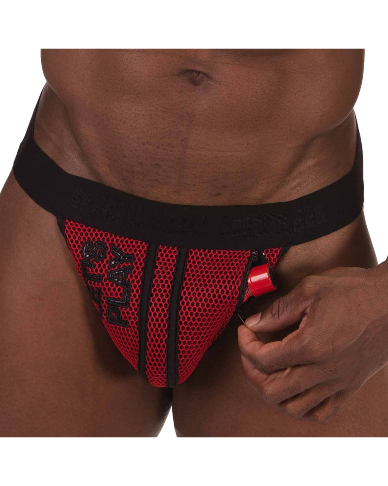 Jockstrap Let's Play Rouge Taille:TU Taille Unique