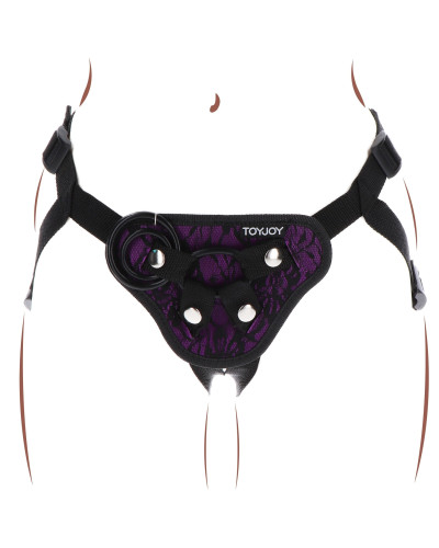 Harnais pour Gode ceinture Strap-On Get Real Violet 