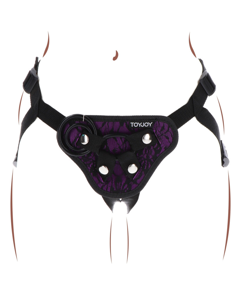 Harnais pour Gode ceinture Strap-On Get Real Violet 