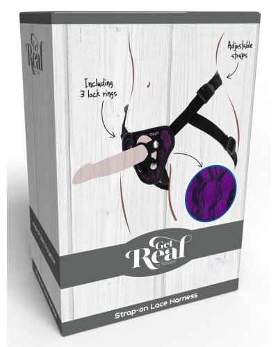 Harnais pour Gode ceinture Strap-On Get Real Violet 