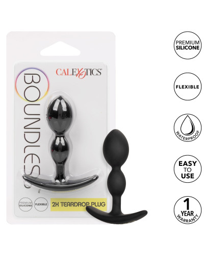 Plug Silicone Teardrop Boundless 7 x 2cm 
