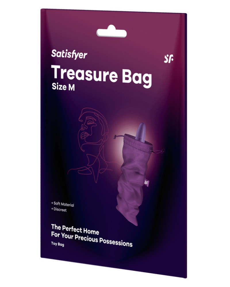Pochette de Rangement Treasure Bag M Violet 