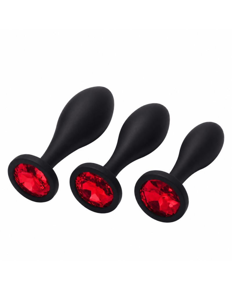 Set de 3 Plugs Tearskit Rouge 