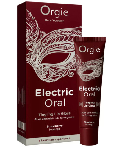 Gloss à lèvres picotant Electric Oral Fraise 10ml 