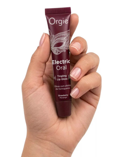 Gloss à lèvres picotant Electric Oral Fraise 10ml 