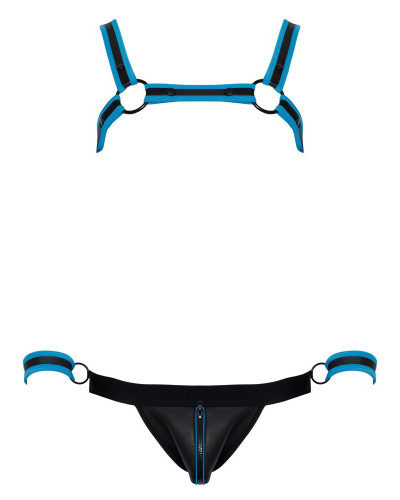 Harnais Jock Oulys Noir-Bleu 