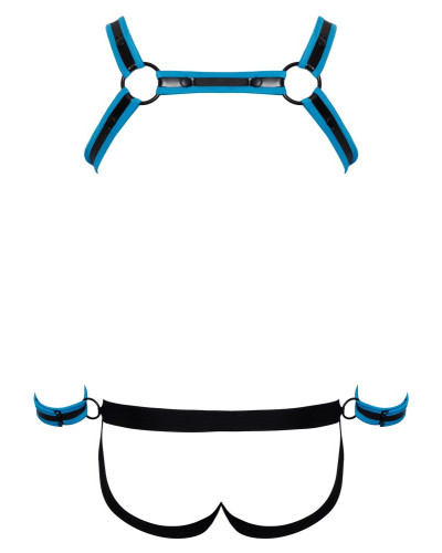 Harnais Jock Oulys Noir-Bleu 