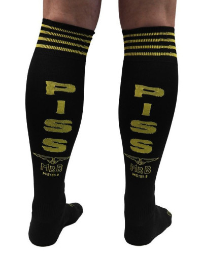 Chaussettes hautes PISS Cruising Socks Noires 