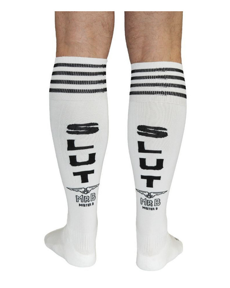 Chaussettes hautes SLUT Cruising Socks Blanches 