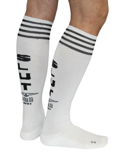 Chaussettes hautes SLUT Cruising Socks Blanches 