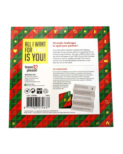 Calendrier de l'Avent érotique CHALLENGE X-MAS 