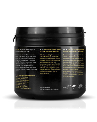 Lubrifiant Relaxant Buttr Fist Gel 500ml 