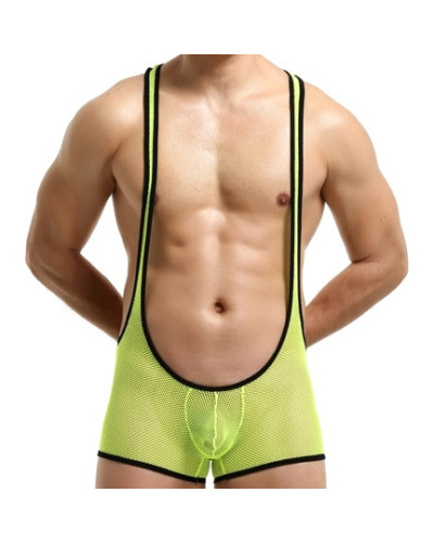 Singlet sexy Tocki Jaune-Noir 